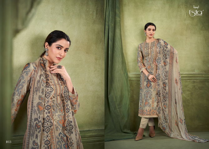 Elaric By Esta Muslin Silk Digital Printed Dress Material Wholesale Price in Surat